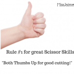 scissors, scissors skills, cutting tricks, fine motor 