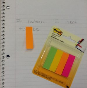 Post it Page markers