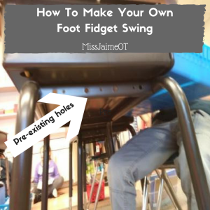 PVC Foot Swing, PVC Foot Fidget, Classroom Fidgets
