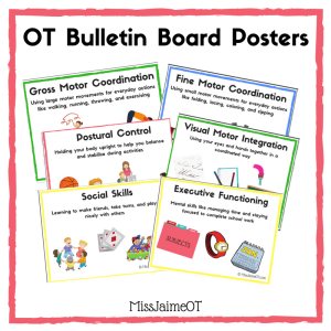 OT information, OT Bulletin Board, OT, School, Occupational Therapy, Miss Jaime OT