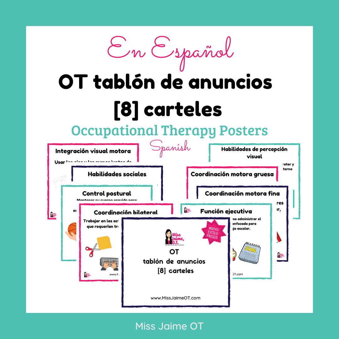 OT Bulletin Board Posters in Spanish