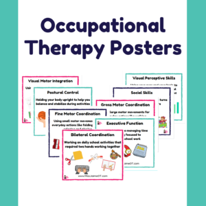 OT Bulletin Board Posters in English