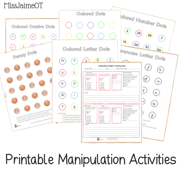 Manipulation Dot Activity Packet - Image 2