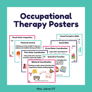 OT Bulletin Board Posters in English