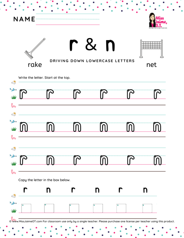 Teaching Letter Formations in Groups Four-lined Version Workbook - Image 4