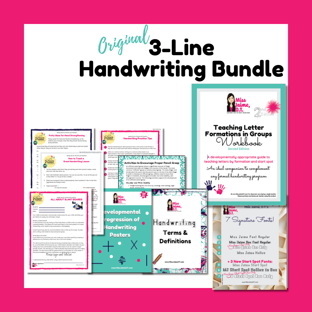 Handwriting Live Course Bundle (3-Line Version)