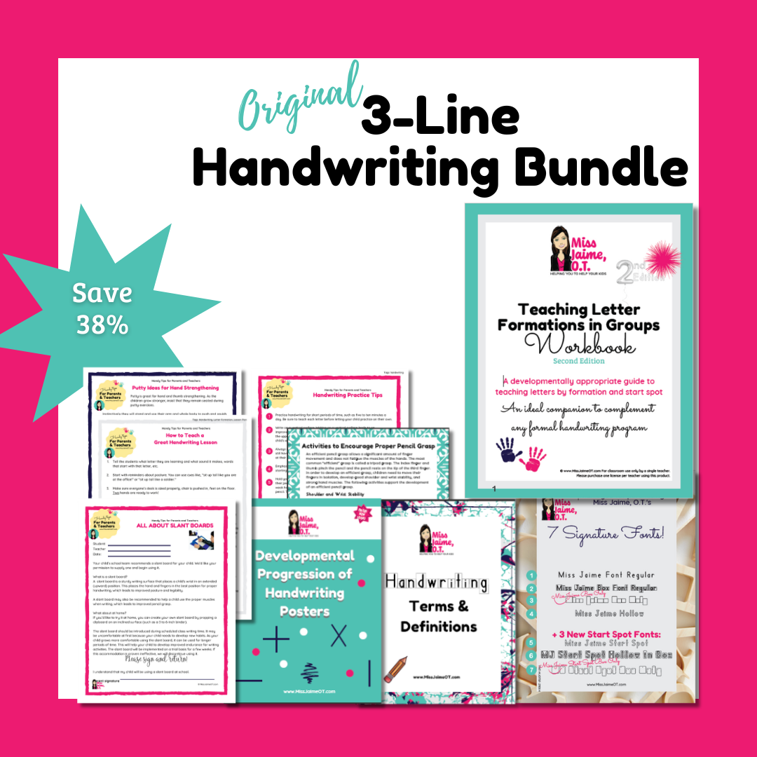 Handwriting Live Course Bundle (3-Line Version)