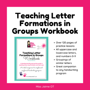 Teaching Letter Formations in Groups Workbook