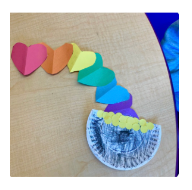 rainbow of hearts