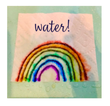 rainbow transfer art