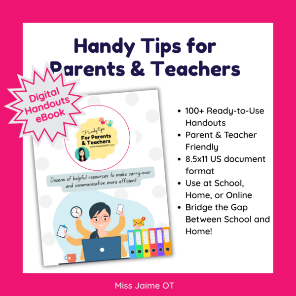 Handy Tips for Parents & Teachers Digital Handouts eBook