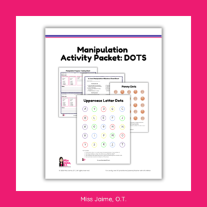 Manipulation Activity Packet: Dots